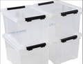 ClearStack Modular Storage Bins (Set of 4)